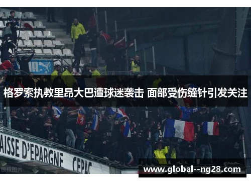 格罗索执教里昂大巴遭球迷袭击 面部受伤缝针引发关注 格罗索执教里昂大巴遭球迷袭击 面部受伤缝针引发关注